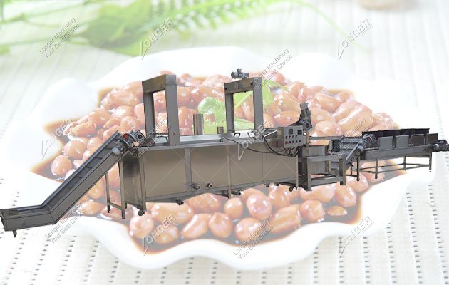 Automatic Peanut Frying Line|Fried Peanut Frying Machine For Sale  