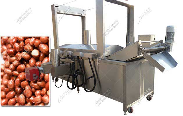 Continuous Peanut Frying Machine|Peanut Fryer Equipment Industrial