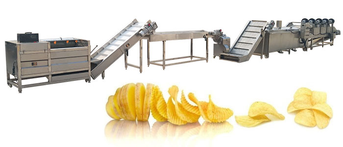 Fully Automatic Potato Chips Processing Line