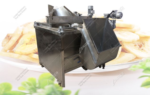 Automatic Banana Chips Frying Machine|Plantain Chips Fryer Equipment