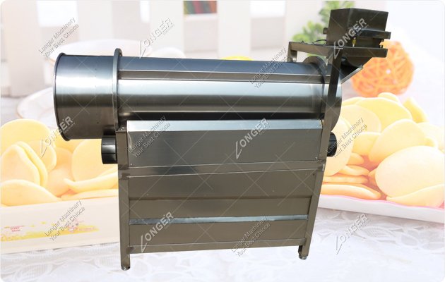 Continuous Potato Chips Seasoning Machine|Fried Food Flavoring Machine