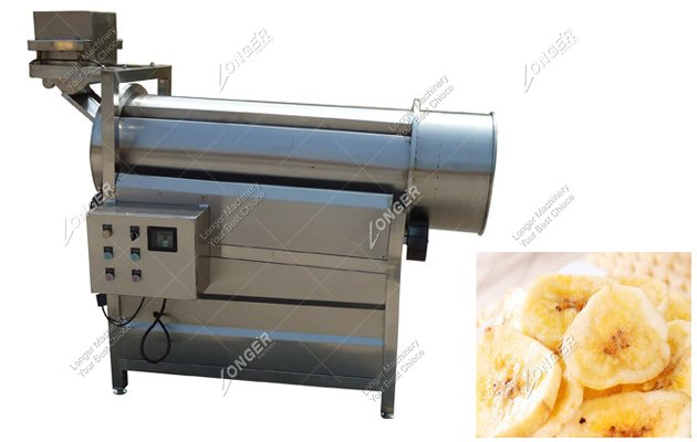 Continuous Banana Chips Seasoning Machine