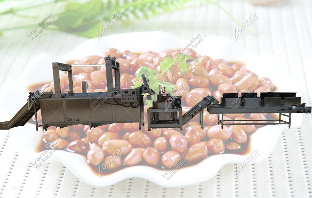 Fried Peanut Making Plant|Industrial Groundnut Frying Machine
