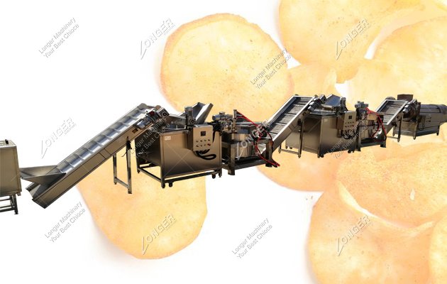 100kg/h Cassava Chips Production Line|Automatic Tapioca Chips Making Machine