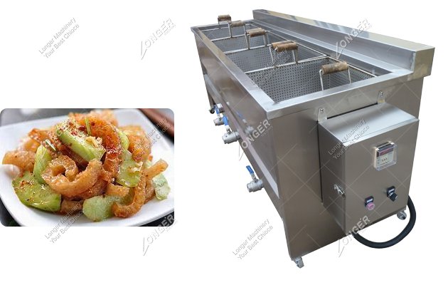 automatic pork skin frying machine automatic pork skin frying machine