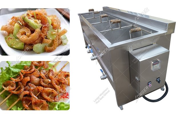 pork skin fryer machine pork skin fryer machine