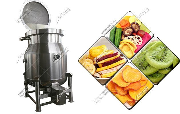 Vacuum Fried Chips Fryer Machine for Fruit and Vegetable