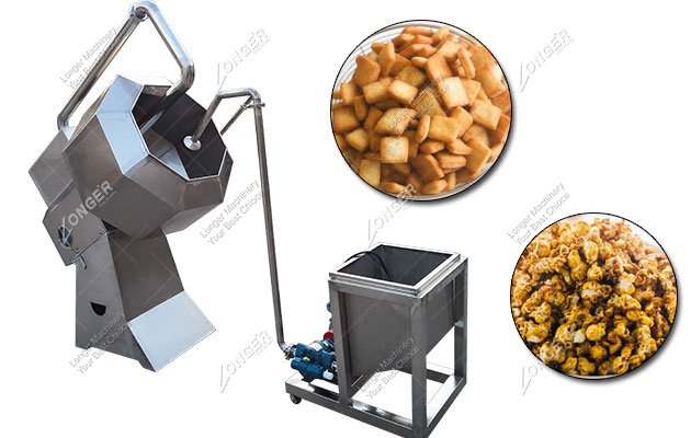 Chin Chin Seasoning Machine|Octagonal Popcorn Flavoring Machine