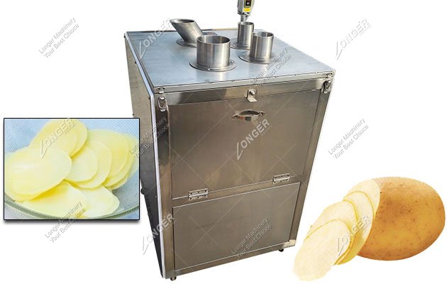 Automatic Potato Chips Cutting Machine For Restaurant