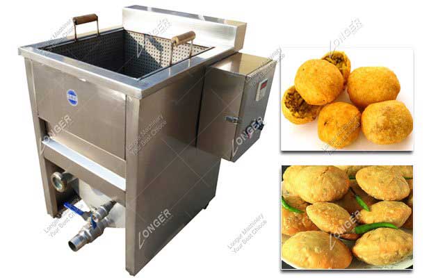 Semi Automatic Electric Kachori Frying Machine Supplier 50KG/H