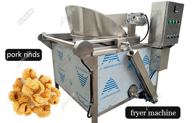 Electric Pork Skin Chips Fryer Machine|Pork Rinds Frying Machine