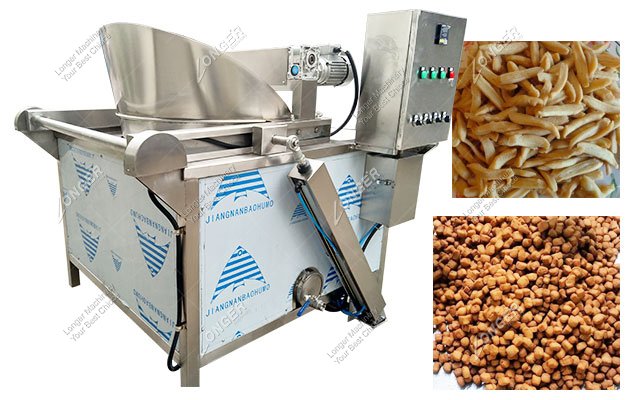 Africa Snack Atsomo Chin Chin Frying Machine Price 150kg/h