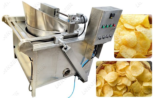 Electric Potato Chips Frying Machine in Factory Pri