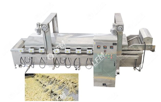Industrial Potato French Fries Blanching Machine