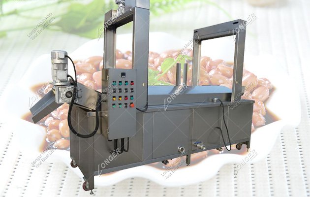 Continuous Peanut Frying Machine