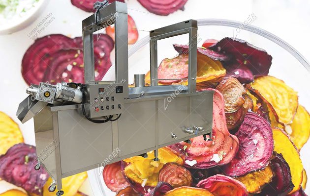 Electric Beet Chips Frying Machine