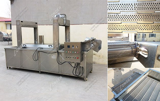 Potato Finger Chips Fryer Machine