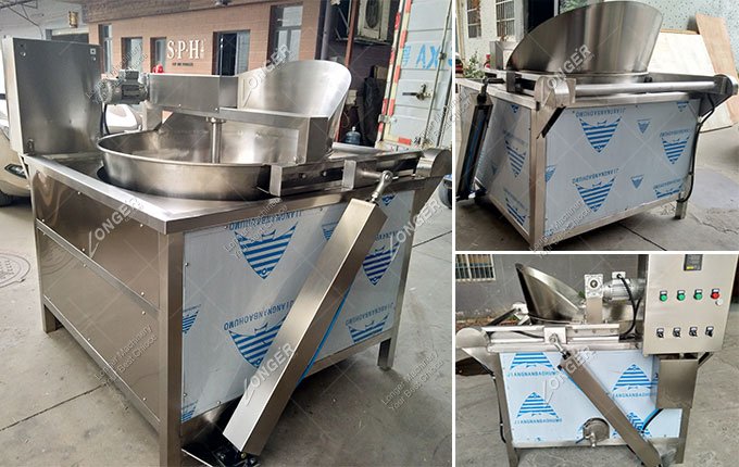 Pork Skin Chips Frying Machine