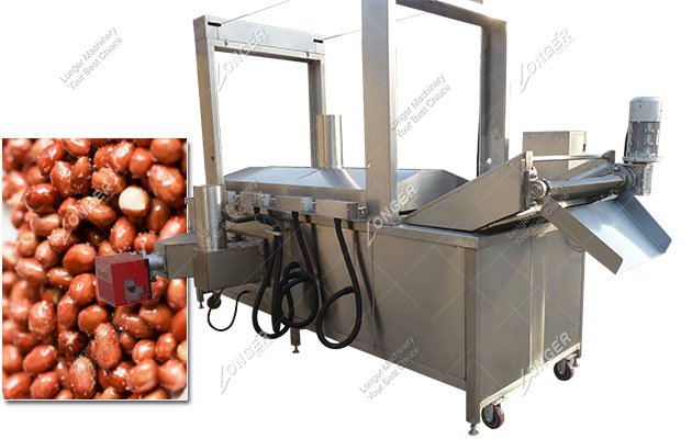 Continuous Peanut Fryer Machine