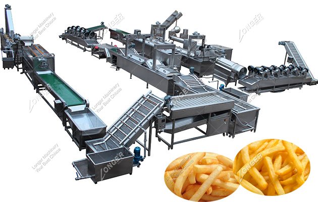 Fully Automatic French Fries Machine Fully Automatic French Fries Machine