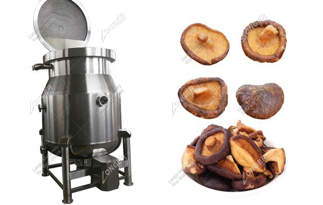 Crispy Mushroom Chips Frying Machine