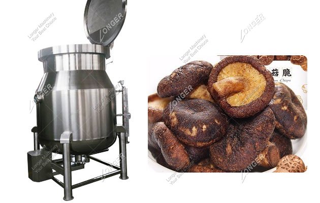 Mushroom Chips Vacuum Frying Machine