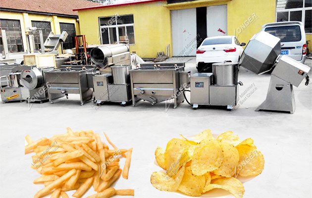 Cost of French Fries Production Line